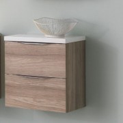 Шафка для ванної Kolpa-san Tara OT 45 підвісна 45.6х48 см ДСП з 3D плівкою сатин дуб 510750