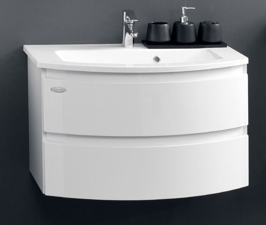 Тумба с раковиной Kolpa-san Iman OUI 100 100х50 см ДСП белый 536650