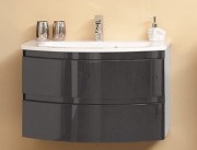 Тумба с раковиной Kolpa-san Iman OUI 80 80х50 см ДСП антрацит 536710