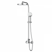 Душевая стойка для душа GRB E-Plus фиксированная со смесителем хром 35465450