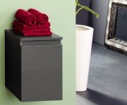 Шкафчик для ванной Kolpa-san IMAN OI 35 подвесной 35.4х49.8 см ДСП антрацит 527460