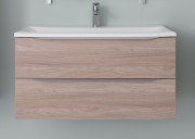 Тумба с раковиной Kolpa-san Tara OUT 90 91х49.5см ДСП с 3D пленкой сатин дуб 510720