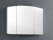 Зеркальный шкаф Kolpa-san Iman TOI 80 подвесной 65х80 см с подсветкой ДСП белый 536750