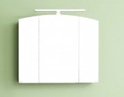 Зеркальный шкаф Kolpa-san Iman TOI 80 подвесной 65х80 см с подсветкой ДСП антрацит 536760