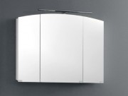Зеркальный шкаф Kolpa-san Iman TOI 100 подвесной 65х100 см с подсветкой ДСП белый 536670