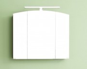 Зеркальный шкаф Kolpa-san Iman TOI 80 подвесной 65х80 см с подсветкой ДСП антрацит 536760