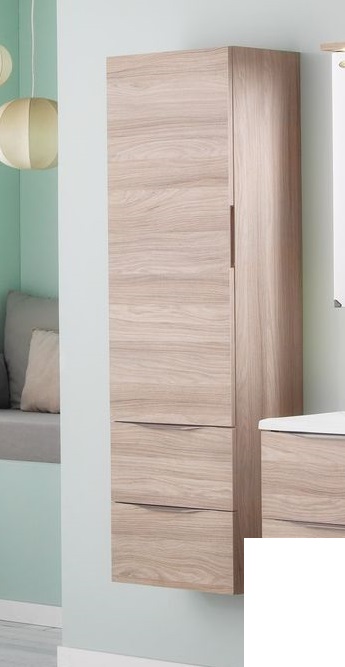 Пенал для ванной Kolpa-san Tara T 1501  45х150 см ДСП с 3D пленкой белый 528490