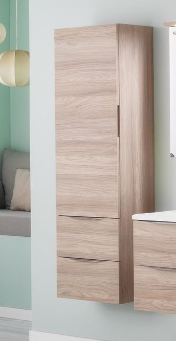 Пенал для ванної Kolpa-san Tara T 1501 45х150 см ДСП з 3D плівкою сатин дуб 510730