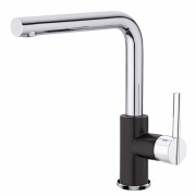 Смеситель для кухни GRB Cocinas однорычажный хром/черный 990812