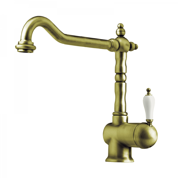 Змішувач для кухні GRB Cocinas Retro одноважельний зістарена латунь 960799