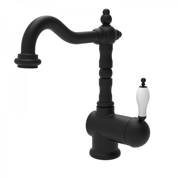 Змішувач для кухні GRB Cocinas Retro одноважельний чорний 960707