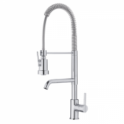 Змішувач для кухні GRB Cocinas з двома виливами одноважельний хром 990400