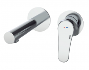 Змішувач для раковини GRB E-Plus прихованого монтажу з донним клапаном одноважельний хром 35536350