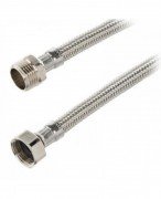 Шланг для воды Luxor 1/2Вх1/2Н 1200 мм нержавеющая сталь/никель FGAATF1200LAGRL