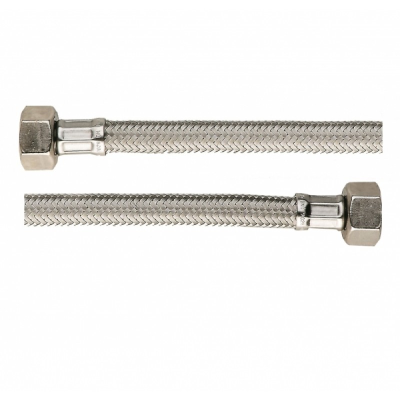 Шланг для воды Luxor 1/2Вх1/2В 300 мм нержавеющая сталь/никель CGAG2F0300LAGRL