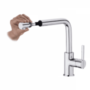 Змішувач для кухні GRB Cocinas одноважельний хром 995900