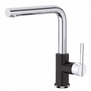 Смеситель для кухни GRB Cocinas однорычажный хром/черный 990812