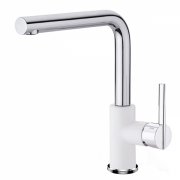 Змішувач для кухні GRB Cocinas одноважельний хром / білий 990801