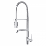 Смеситель для кухни GRB Cocinas с двумя изливами однорычажный хром 990400