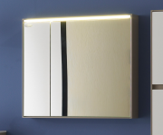 Дзеркальна шафа Kolpa-san Donna TOD 80 підвісна 80Х69 см МДФ чорний 528860