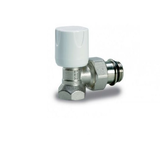 Кран радіаторний Luxor з ручним регулюванням кутовий 1/2 
