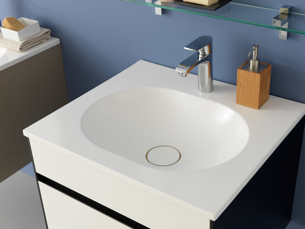 Раковина для ванной Kolpa San Donna UD 60 литой мрамор белый 528900