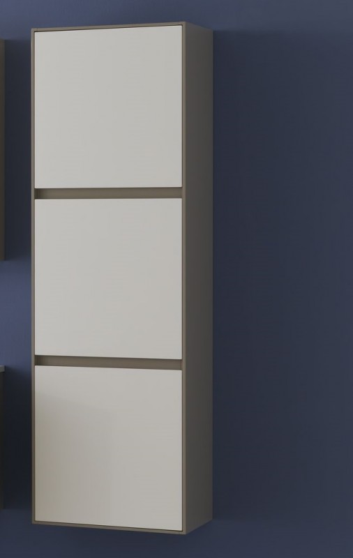 Шафка для ванної Kolpa-san Donna D 1453 підвісний 45х145 см МДФ бежевий/білий 510840