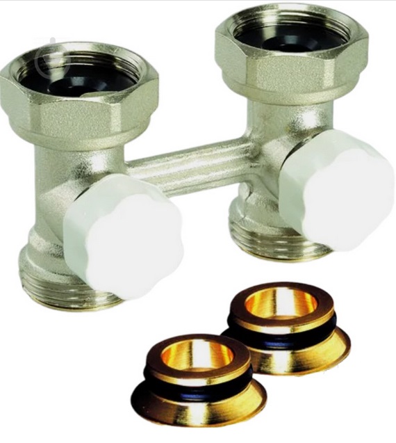 Вузол нижнього підключення Luxor прохідний 3/4х3/4 + клапана 13472702+69190000