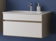 Тумба під раковину Kolpa San Donna OD 60 підвісна МДФ бежевий/білий 528780