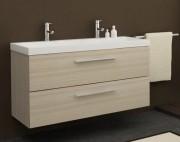 Тумба з раковиною Kolpa-san Jolie OUJ 120 120.6х66 см ДСП з ПВХ-плівкою сатин дуб 529220