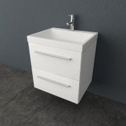 Тумба с раковиной Kolpa-san Jolie OUJ 60 60.6х66 см ДСП с ПВХ-пленкой белый 521510