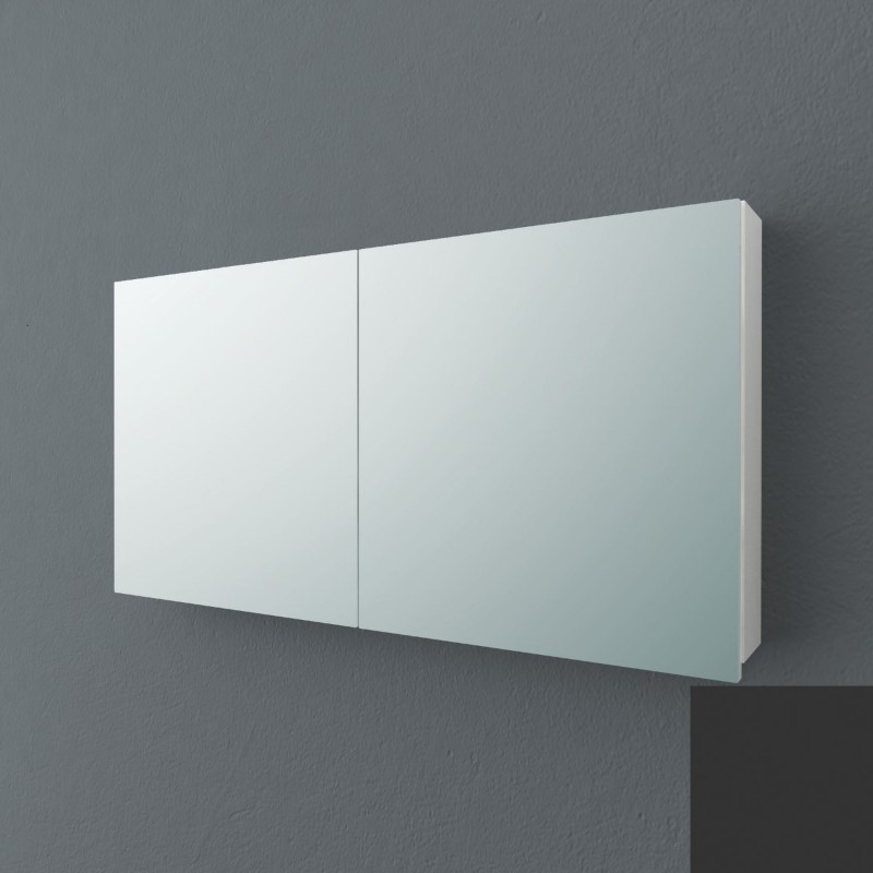 Зеркальный шкаф Kolpa-san Jolie TOJ 120 подвесной 120х62 см ДСП антрацит 530590