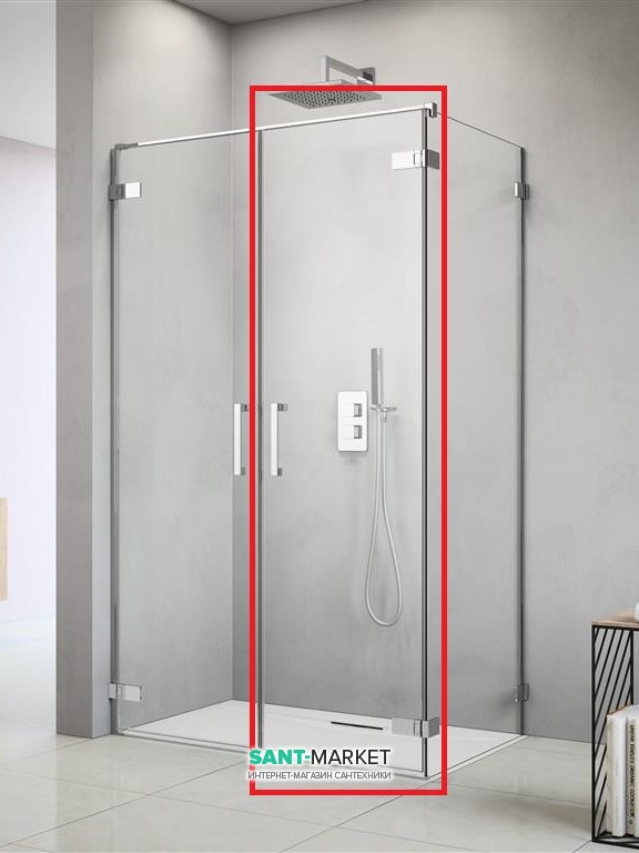 Душові двері Radaway Arta DWD + S / 2S Door C 45 права хром прозоре скло 386051-03-01R