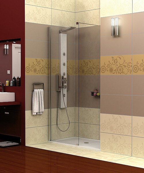 Стенка душевая фронтальная Radaway Walk-in Modo II 1700 хром прозрачное стекло 352174-01-01N