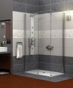 Стенки душевые Radaway Walk-in Modo III хром прозрачное стекло 353174-01-01N