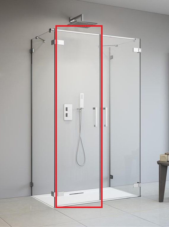 Душові двері Radaway Arta DWD + 2S Door C 50 ліва хром прозоре скло 386052-03-01L