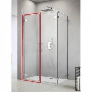 Душевая дверь Radaway Arta DWD+S Door W 55 левая хром прозрачное стекло 386183-03-01L