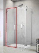 Душевая дверь Radaway Arta DWD+S Door W 50 левая хром прозрачное стекло 386182-03-01L