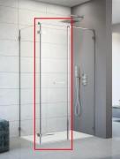 Душевая дверь Radaway Arta KDS II Door C 528 левая хром прозрачное стекло 386521-03-01L