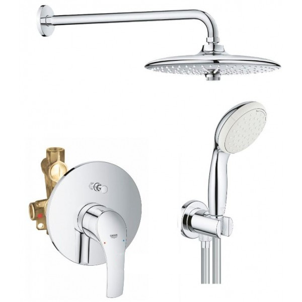 Душевая система Grohe Eurosmart скрытого монтажа хром 25183SC1