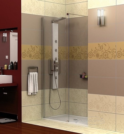 Стенка душевая фронтальная Radaway Walk-in Modo II 900 хром прозрачное стекло 352094-01-01N