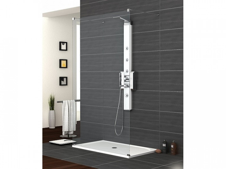 Стінка душова фронтальна Radaway Walk-in Modo I 140 хром прозоре скло 351144-01-01N