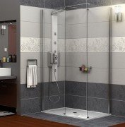 Стенки душевые Radaway Walk-in Modo III хром прозрачное стекло 353164-01-01N