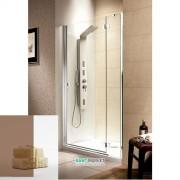 Душові двері Radaway Fuenta DWJ 90 права хром / коричневе скло 381013-08NR