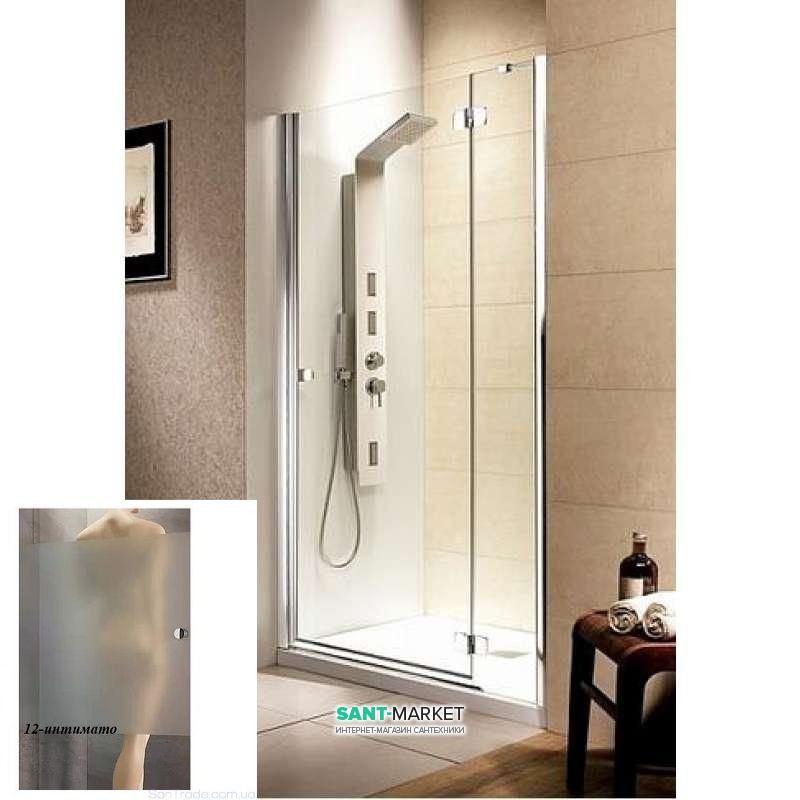 Душевая дверь Radaway Fuenta DWJ 80 правая хром/стекло интимато 381012-12NR