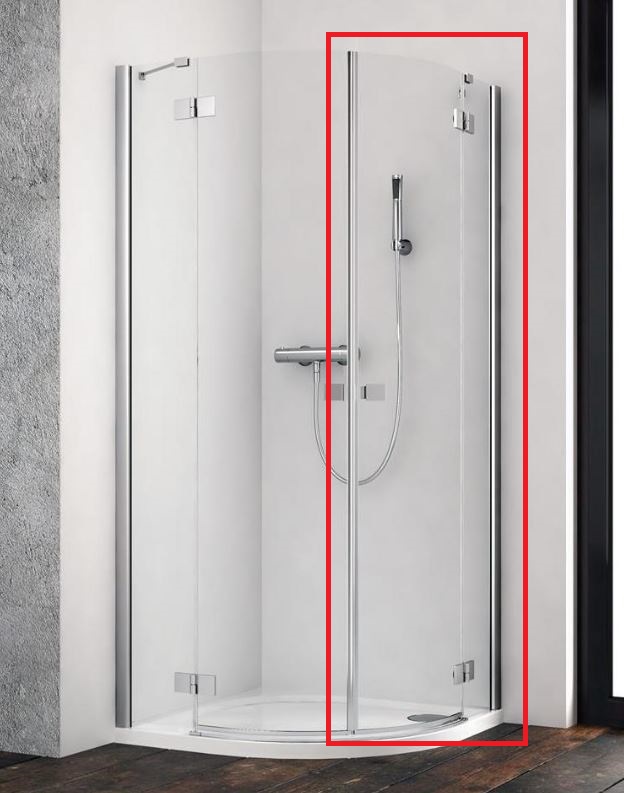 Душові двері Radaway Essenza New PDD 100 права хром / прозоре скло 385003-01-01R