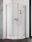 Душові двері Radaway Essenza New PDD 80 ліва хром / прозоре скло 385002-01-01L