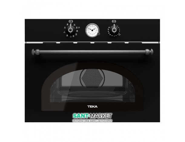Вбудована мікрохвильова піч з грилем Teka Rustica MWR 32 BIA ATS чорний / затемнене срібло 111940000
