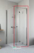 Душові двері Radaway Essenza New KDJ B 100 права хром / прозоре скло 385083-01-01R