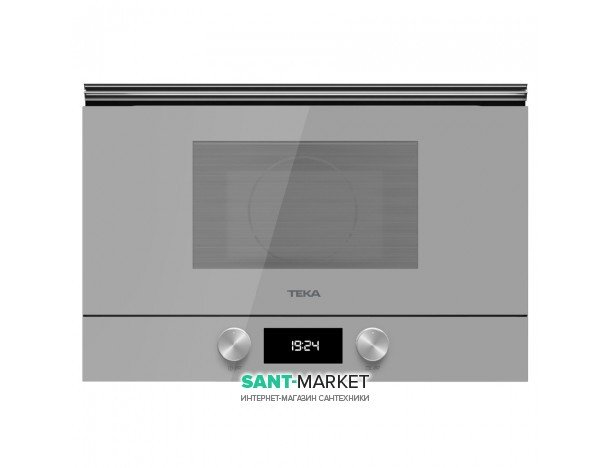 Встраиваемая микроволновая печь с грилем Teka UrbanColor ML 8220 BIS SM без рамки дымчатый серый 112030004